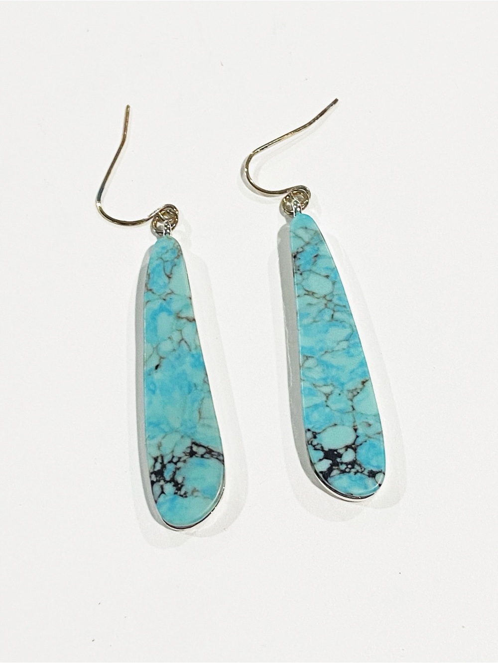 RLM Turquoise Drop Dangle Earrings - Like New